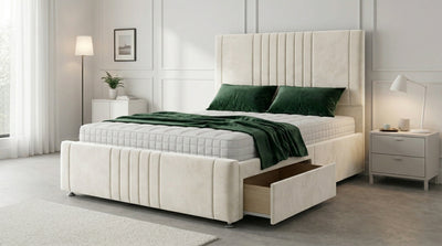 The Classic Upholstered Divan Ottoman Bed