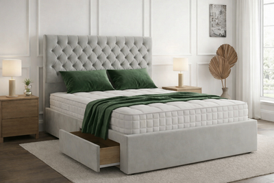 Monaco Chesterfield Divan Bed with Drawers